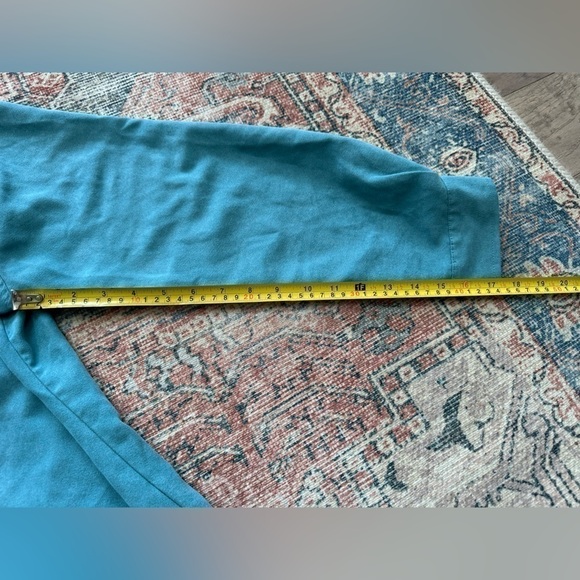 3 for $15 Avenue Embroidered Turquoise Suede Button Down/Size 18/20 - Picture 8 of 10